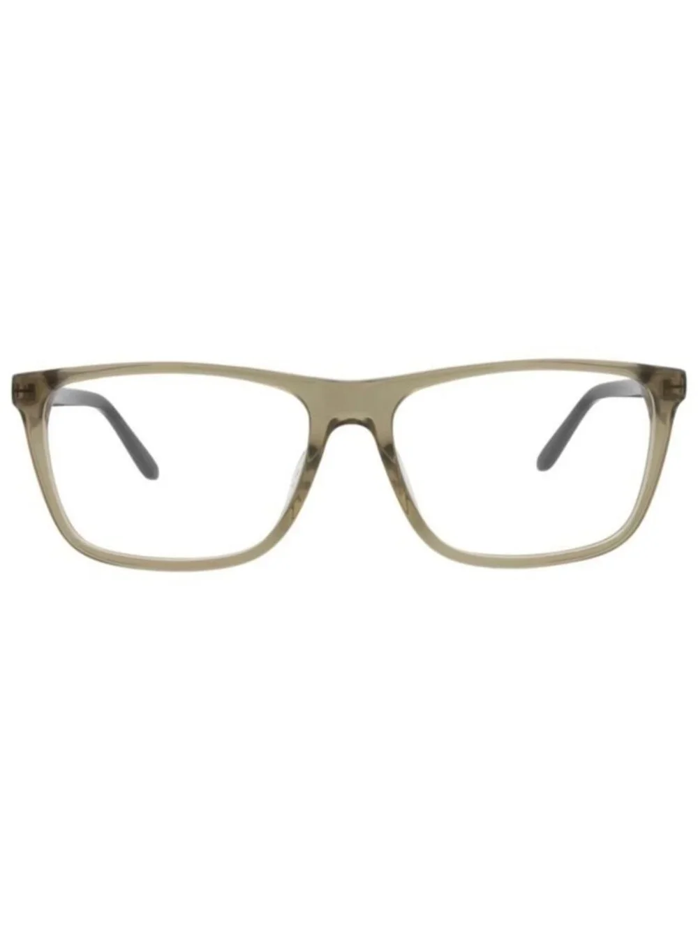 New Alexander McQueen Mens Square/Rectangle Green Silver Transparent Fashion Des